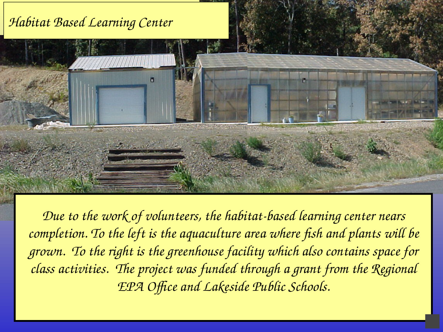 Habitat-Based Learning Center: slide 18 of 52