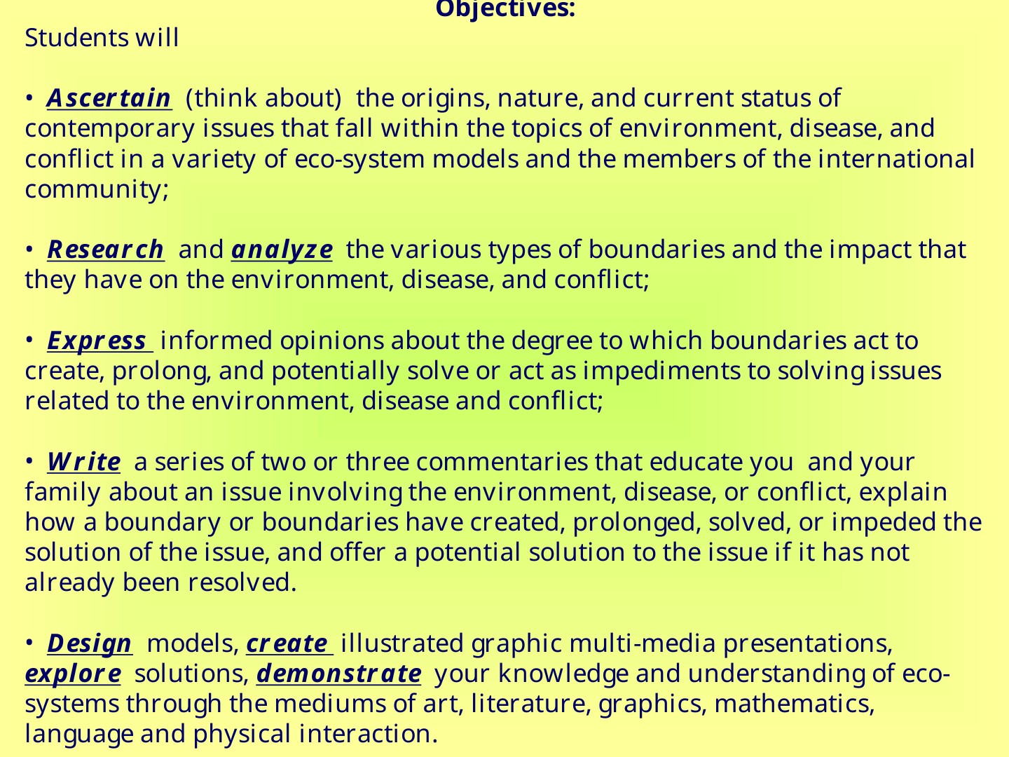 An Introduction to Environmental ED: slide 14 of 27