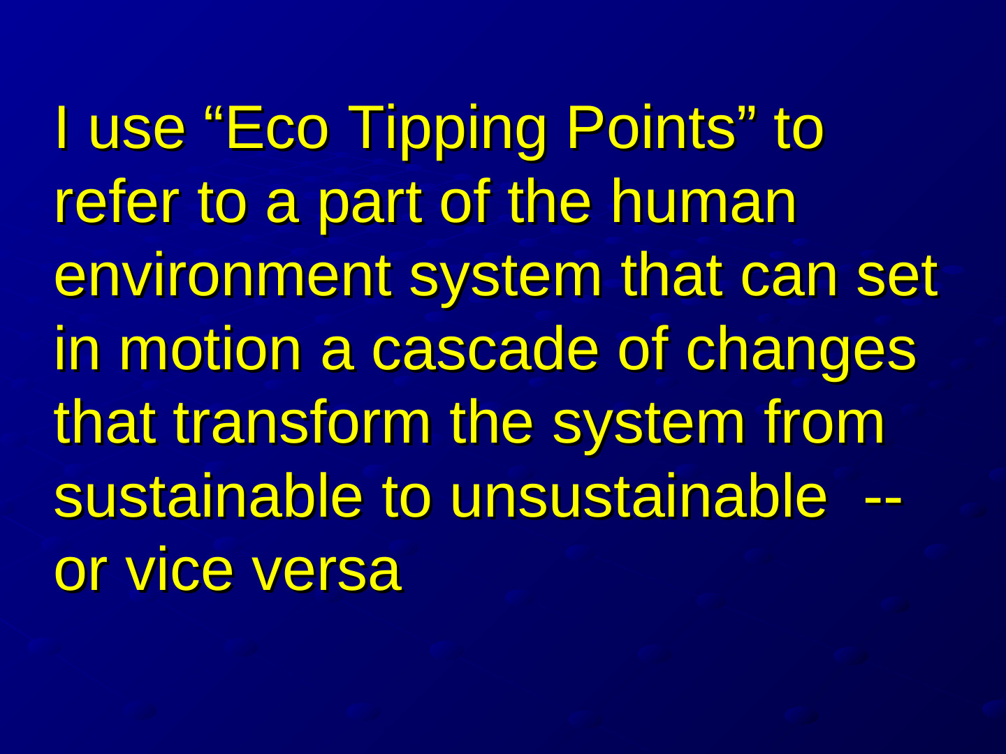 ETP EcoTipping Points PowerPoint presentation: slide 5 of 83