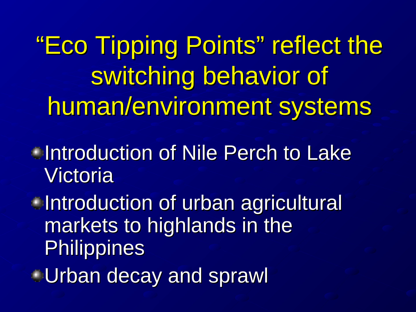 ETP EcoTipping Points PowerPoint presentation: slide 6 of 83