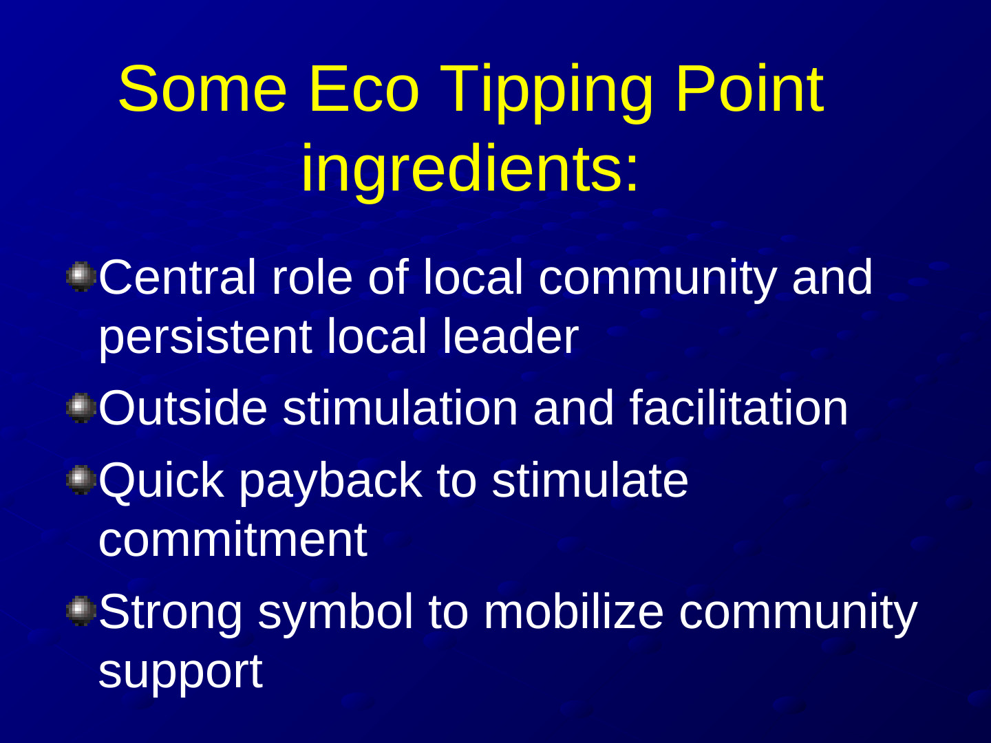 ETP EcoTipping Points PowerPoint presentation: slide 49 of 83