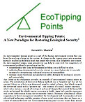 Restoring Ecological Security Policy Studies